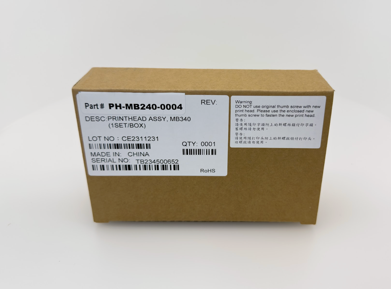 TSC OEM Thermal Printhead MB340 - 300 dpi