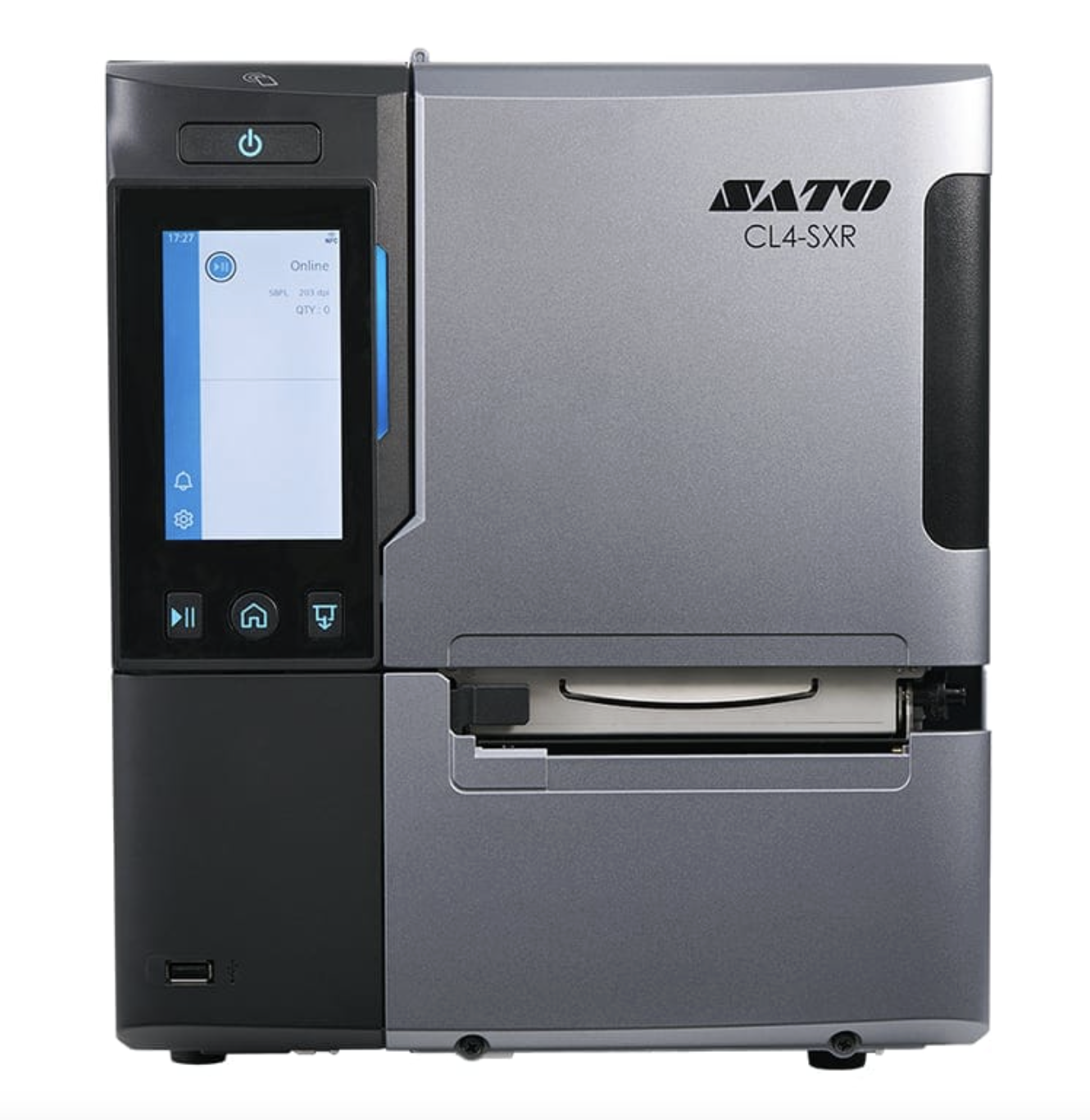 Sato, Printer - CL4-SXR, 203 dpi, Thermal Transfer, Serial, USB, LAN, NFC, External I/O Ports, WLAN, (Wireless) / Bluetooth, Dispenser, & Rewinder