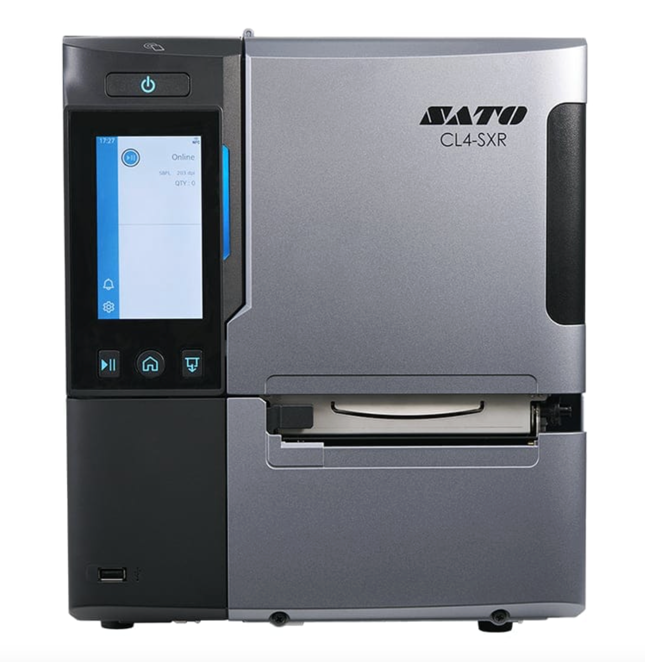Sato, Printer - CL4-SXR, 203 dpi, Thermal Transfer, Serial, USB, LAN, NFC, External I/O Ports, WLAN, (Wireless) / Bluetooth, Dispenser, & Rewinder