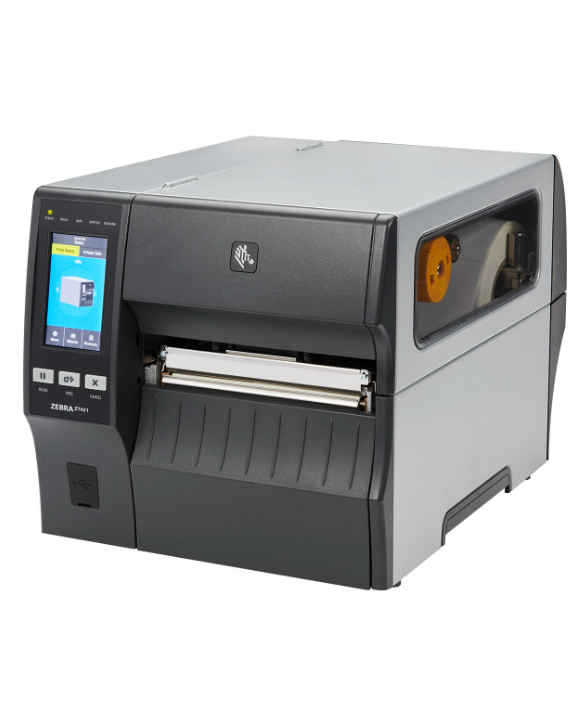 Zebra, Printer – ZT421, 6", 203 dpi, Thermal Transfer, Serial, USB, 10/100 Ethernet, Bluetooth 4.1 / MFI, USB Host, EZPL
