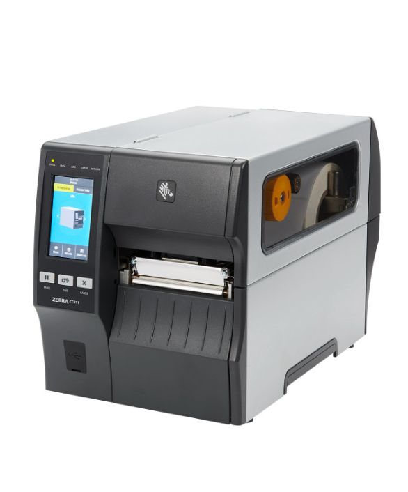 Zebra, Printer – ZT411, 4", 300 dpi, Thermal Transfer, Serial / USB / 10/100 Ethernet / Bluetooth 4.1 / MFI, USB Host, Peel w/ Full Rewind, EZPL