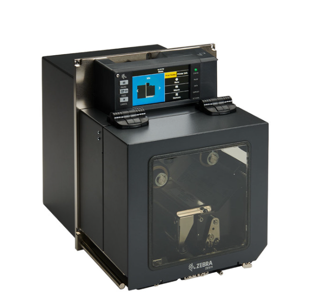 Zebra, Printer - ZE511, 4", 203 dpi, RH, Thermal Transfer, Serial, USB, Ethernet, Bluetooth 4.1, Dual USB Host, Color Touch, ZPL