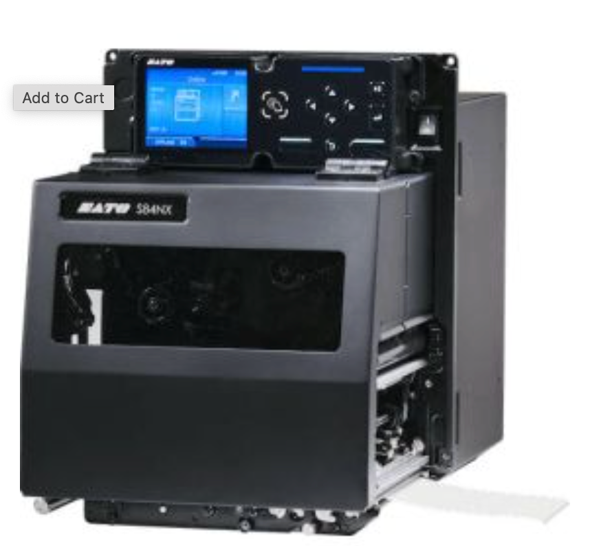Sato, Printer - S84NX, Print Engine, 609 dpi, Direct Thermal, RH, Serial / Parallel / USB / Ethernet, Ex1