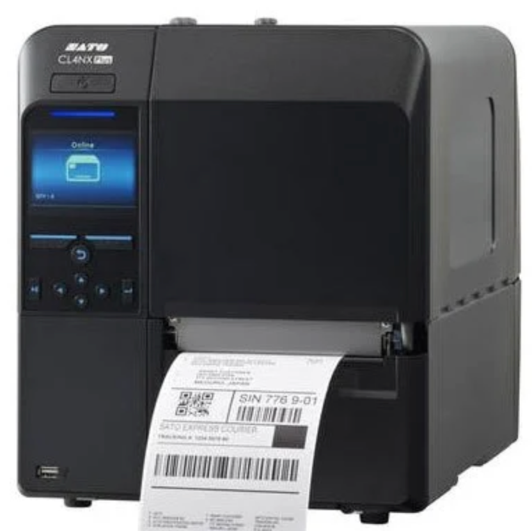 Sato, Printer - CL4NX Plus, 305 dpi, 4", Thermal Transfer, 14ips,  Serial, Parallel, USB, Ethernet, Dispenser, Rewinder