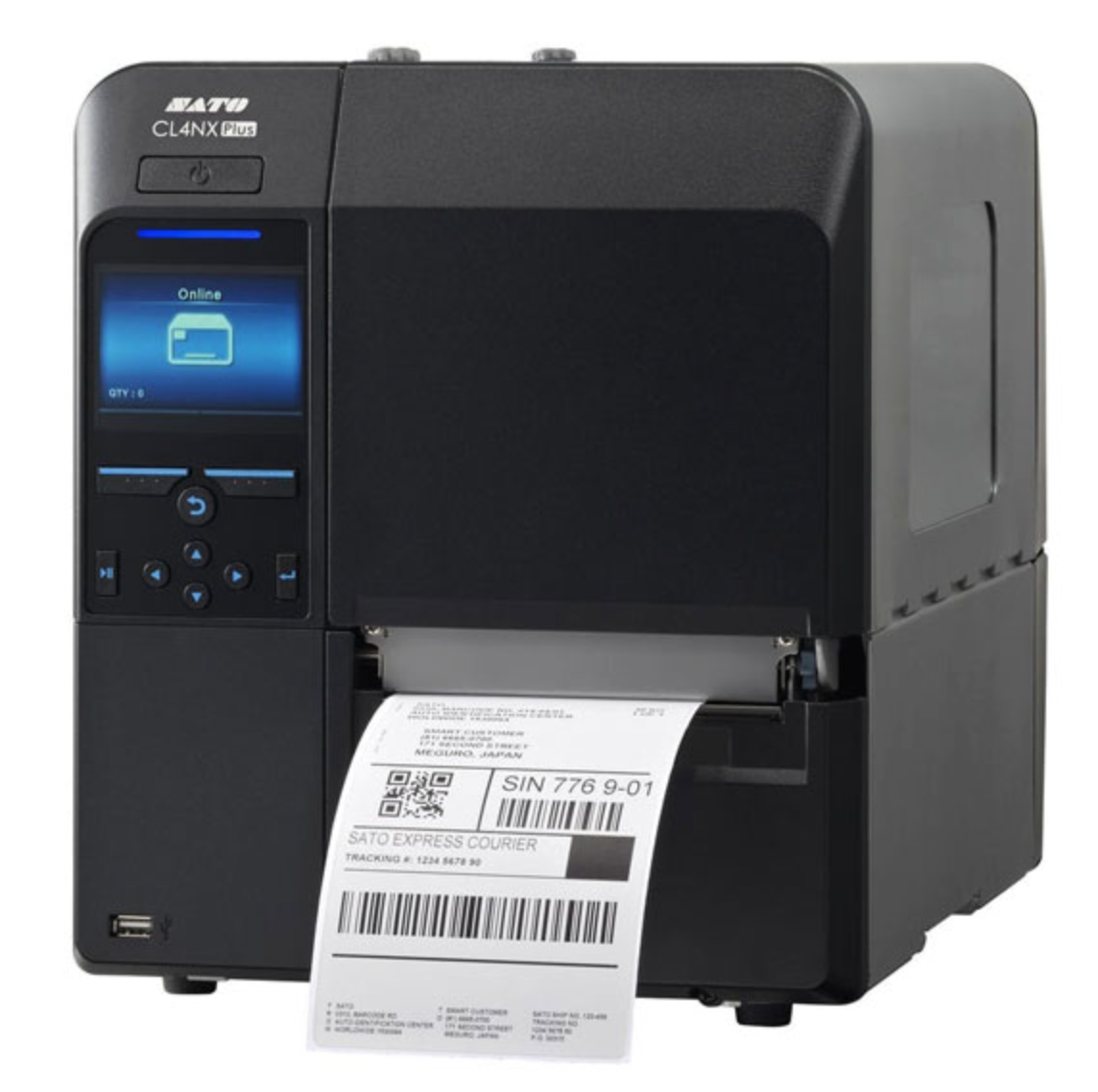 Sato, Printer - CL4NX Plus, 203 dpi, 4", Thermal Transfer, RFID UHF, Serial, USB, Ethernet, & RTC, (No Blue Tooth)