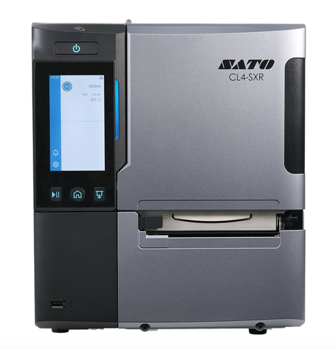 Sato, Printer - CL4-SXR, 203 dpi, Thermal Transfer, Serial, USB, LAN, NFC, External I/O Ports, & Cutter